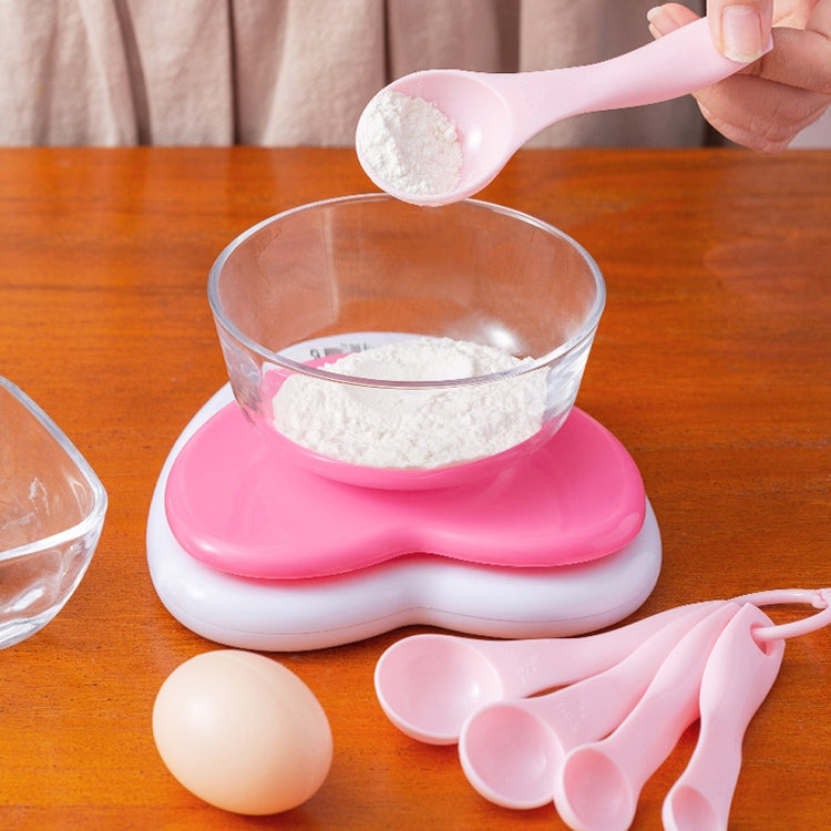 kn082 5 in 1 Plastic Measuring Spoon Kitchen Tool Set