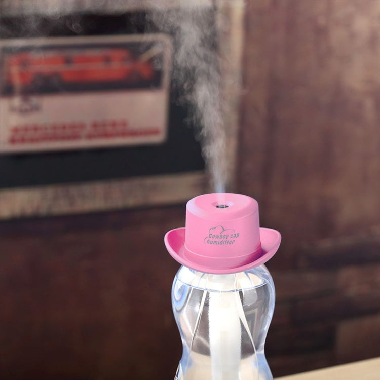 DC 5V USB Cowboy Cap Mini Humidifier Aromatherapy Air Purifier Humidifier for Office / Home Room / Car / Travel