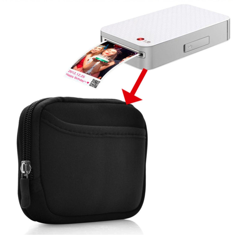 Neoprene Storage Bag for Pocket Printer PD261 PD233 PD238 PD239 PD251(Black)