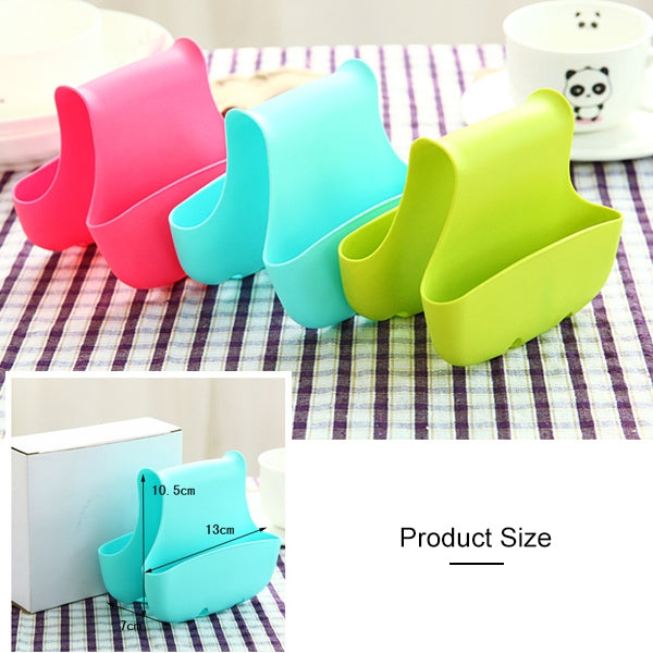 2 PCS Kitchen Sink Dual Storage Bag, Random Color Delivery