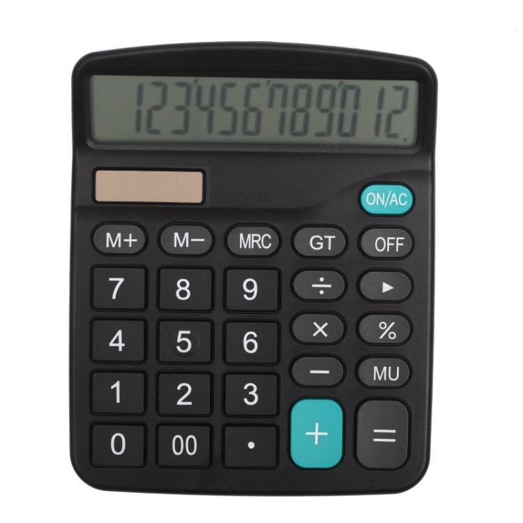2 PCS Electronic Calculator 12 Bit Superior Quality Large Solar and AA Battery Dual Power Calculator