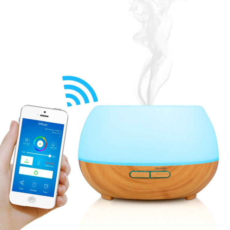 DT-1520YN 300ml Smart Wi-Fi Ultrasonic Aroma Diffuser Cool Mist Humidifier APP Remote Control Voice Control with Colorful LED Light and Auto Shut-off