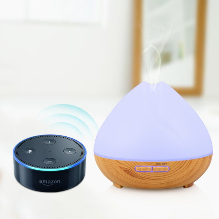 DT-1641YN 400ml Smart Wi-Fi Ultrasonic Aroma Diffuser Cool Mist Humidifier APP Remote Control Voice Control with Colorful LED Light and Auto Shut-off