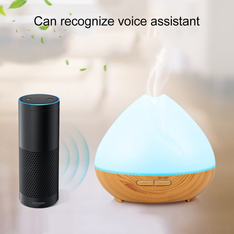 DT-1641YN 400ml Smart Wi-Fi Ultrasonic Aroma Diffuser Cool Mist Humidifier APP Remote Control Voice Control with Colorful LED Light and Auto Shut-off