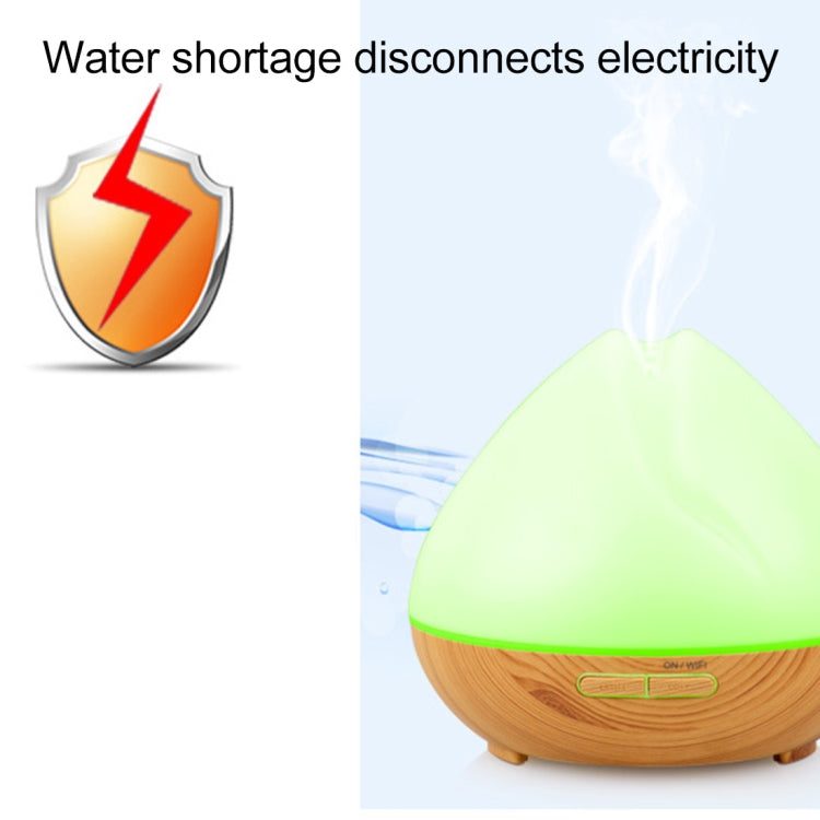 DT-1641YN 400ml Smart Wi-Fi Ultrasonic Aroma Diffuser Cool Mist Humidifier APP Remote Control Voice Control with Colorful LED Light and Auto Shut-off