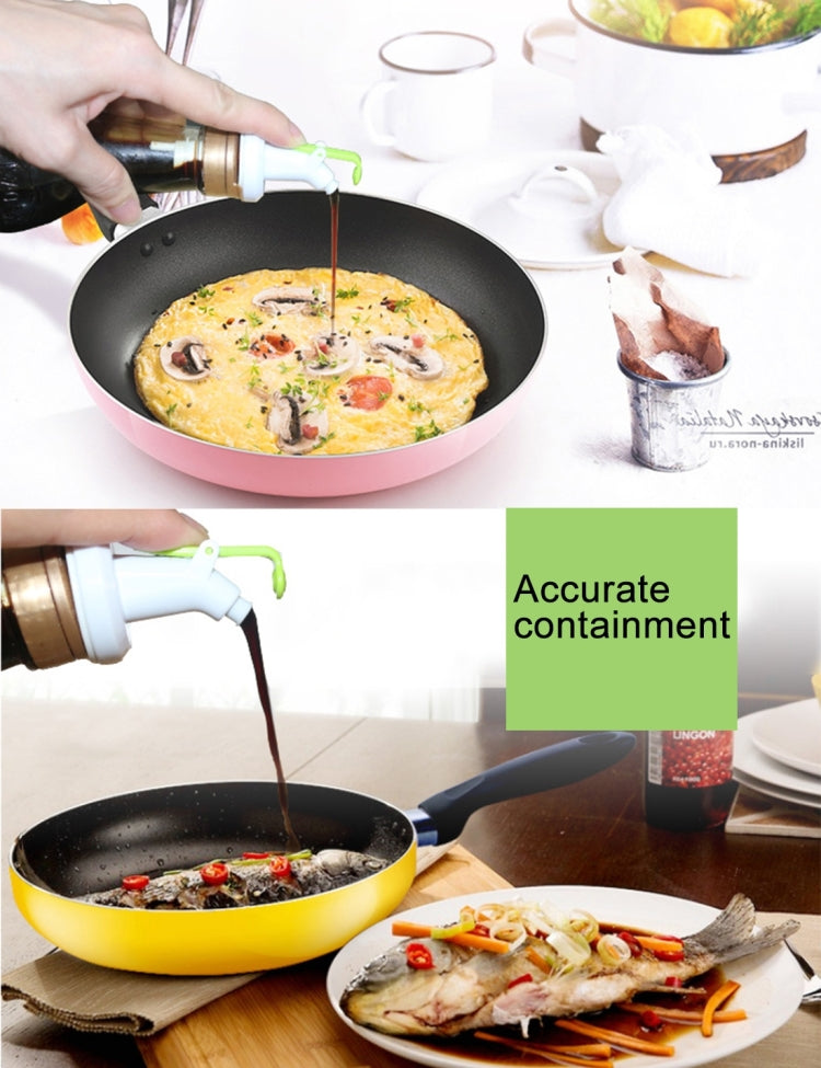 2 PCS Kitchen Leakproof Liquid Flavouring Oil Soy Sauce Vinegar Spice Jar Bottle Cap Anti Choking Drinking Bottle Milk Bottle Cover