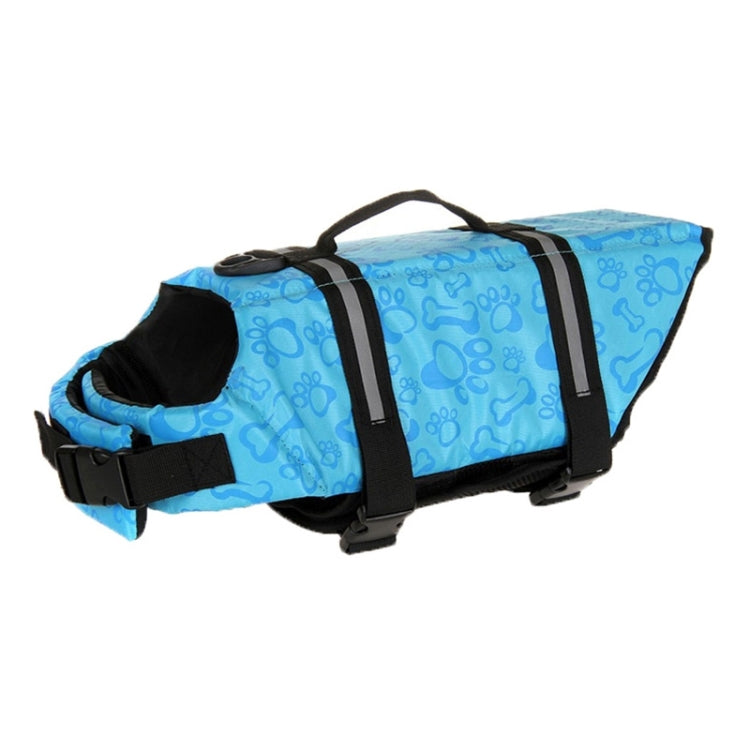 Pet Saver Dog Reflective Stripes Life Vest Jacket for Swimming Boating Surfing, Size: L