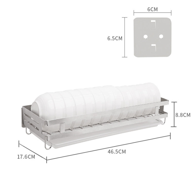 304 Stainless Steel Wall-mounted Kitchen Rack Hanging Bowl Holder