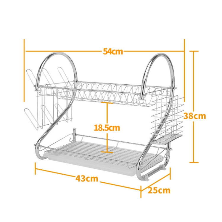 Multi-function Kitchen Stainless Steel Single Disk Rack Hanging Chopsticks Water Cup Holder