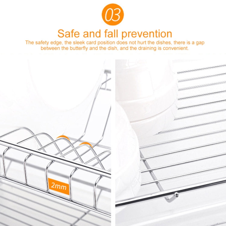 Multi-function Kitchen Stainless Steel Single Disk Rack Hanging Chopsticks Chopping Block Holder