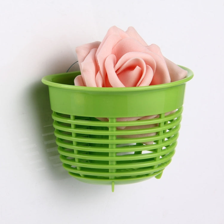 Kitchen Sink Bathroom Wall Hallowed Suction Cup Storage Rack, Random Color Delivery