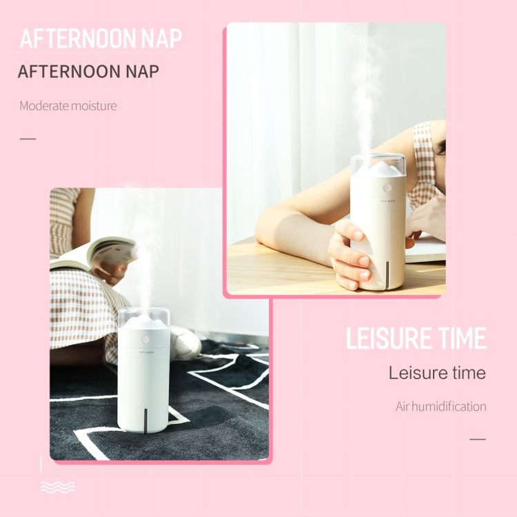 Rock Space WT-H6 Ultra-quiet Air Humidifier with Micro USB Port and Colorful LED Lights,Capacity 200ml