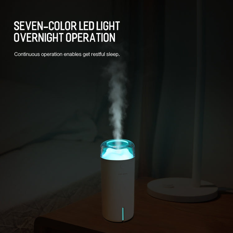 Rock Space WT-H6 Ultra-quiet Air Humidifier with Micro USB Port and Colorful LED Lights,Capacity 200ml