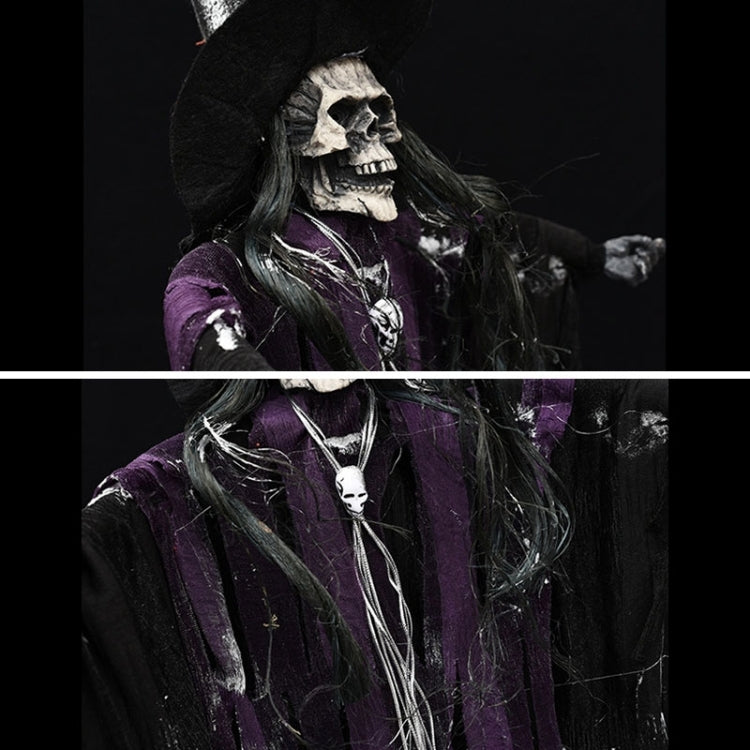 Halloween Voice Control Hanging Ghosts Electric Fun Animated Party Speaking Funny Ghost, Random Color Delivery