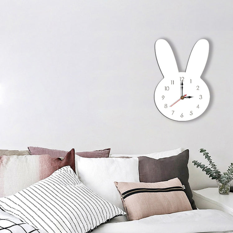 Rabbit Pattern Creative Living Room Decorative Wall Clock