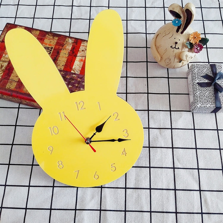 Rabbit Pattern Creative Living Room Decorative Wall Clock