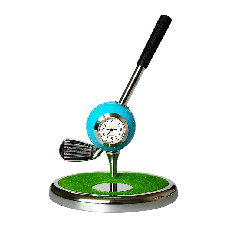 Metal Ball Pen Creative Golf Club Clock Iron Pen Holder