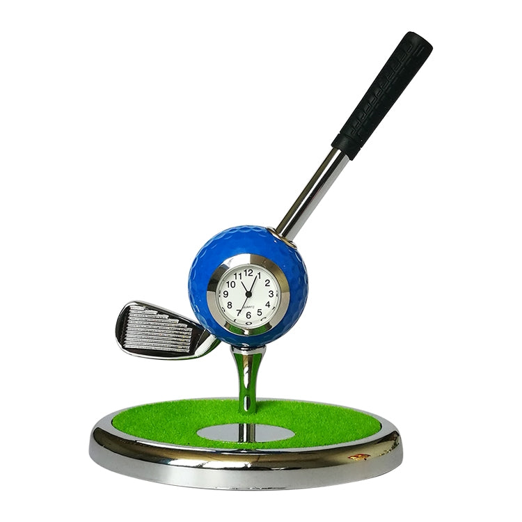 Metal Ball Pen Creative Golf Club Clock Iron Pen Holder