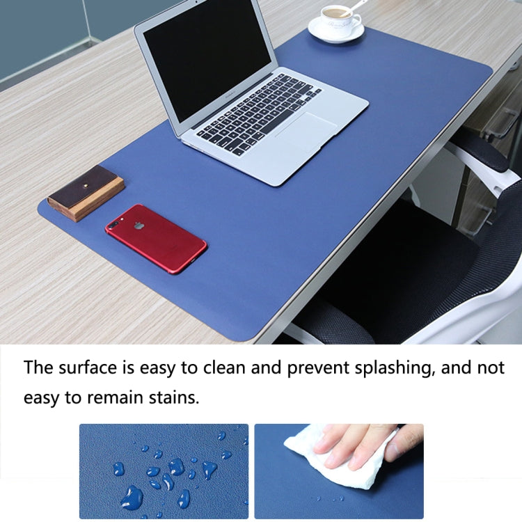 Multifunction Business Double Sided PU Leather Mouse Pad Keyboard Pad Table Mat Computer Desk Mat, Size: 80 x 40cm