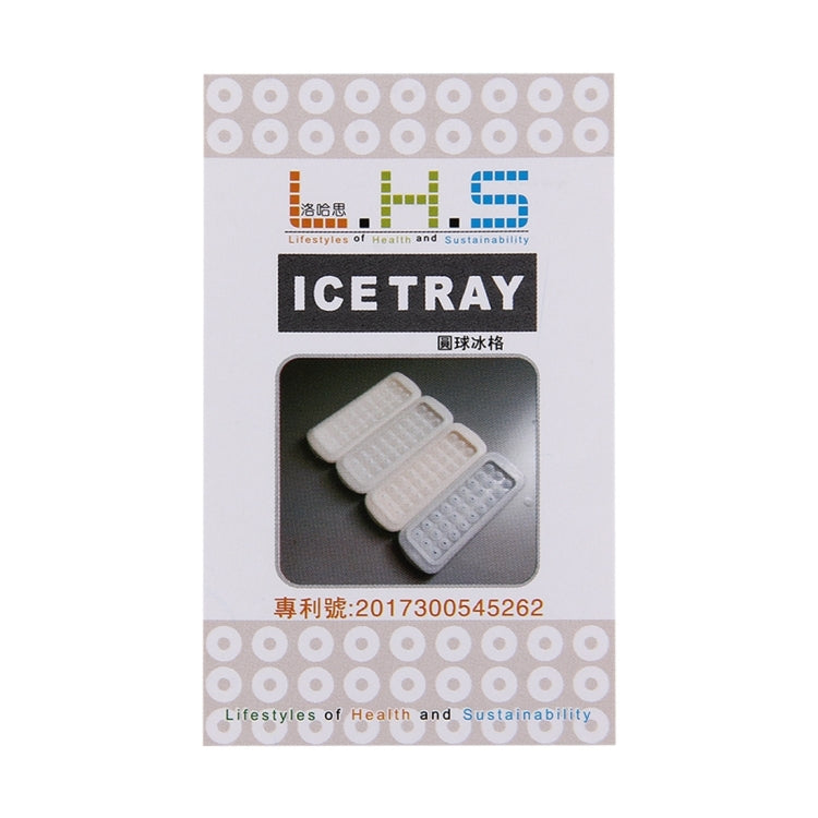 Creative Mini Ball Shaped 27-grid Ice Mold, Random Color Delivery