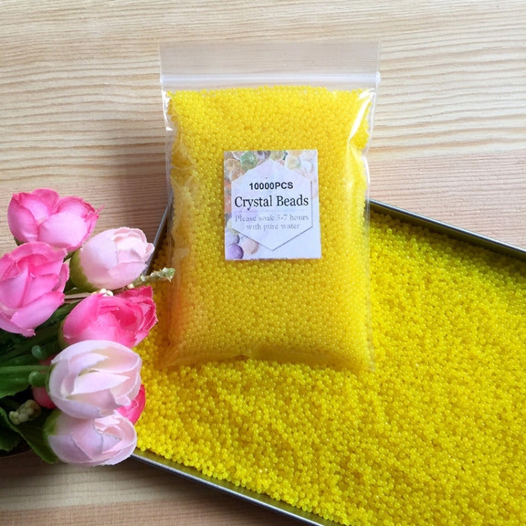 1000 PCS Home Decor Pearl Shaped Crystal Soil Water Beads Bio Gel Ball For Flower/Weeding Mud Grow Magic Jelly Balls