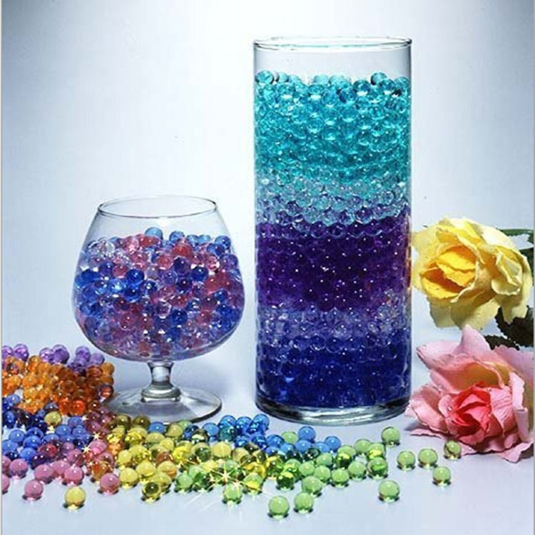 1000 PCS Home Decor Pearl Shaped Crystal Soil Water Beads Bio Gel Ball For Flower/Weeding Mud Grow Magic Jelly Balls