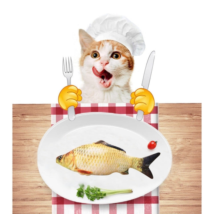 Simulation Fish Toy Funny Cat Toy Fish Stuff Scratching Post Board Toy, Small Size: 21.5 x 8.0 x 5.0cm