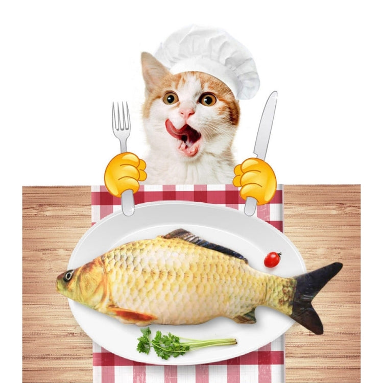 Simulation Fish Toy Funny Cat Toy Fish Stuff Scratching Post Board Toy, Large Size: 57.0 x 22.0 x 13.0cm