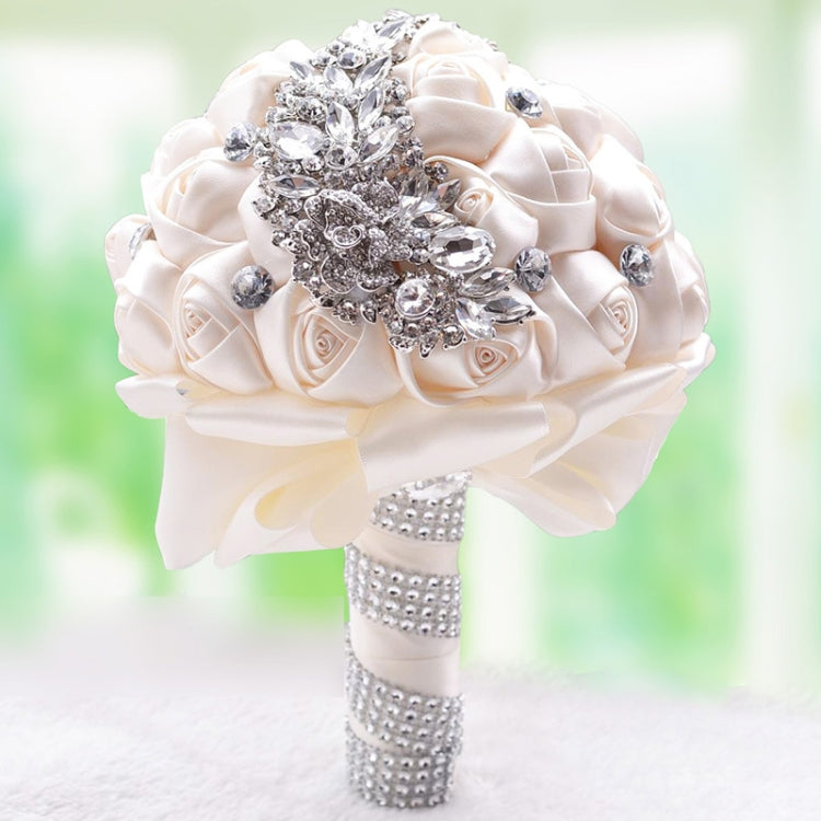 Wedding Holding Flowers Bridal Bouquet Accessories Bridesmaid Rhinestone Party Wedding Decoration Supplies