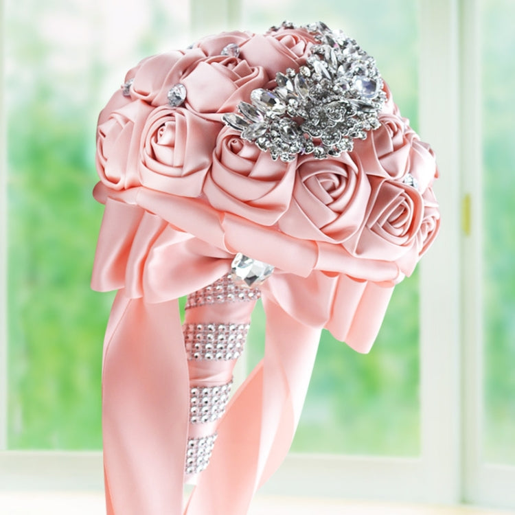 Wedding Holding Flowers Bridal Bouquet Accessories Bridesmaid Rhinestone Party Wedding Decoration Supplies