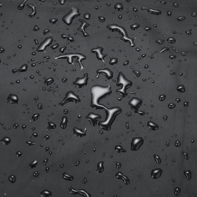 Anti-UV Waterproof Dust-proof 210D Oxford Cloth Folding Table Chairs Protective Cover Outdoor Furniture Set Cover, Size: 120*120*74cm(Black)