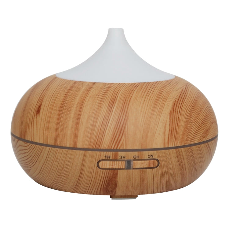 W500 12W 500ML Wood Grain Aromatherapy Air Purifier Humidifier with LED Light for Office / Home Room(Brown)