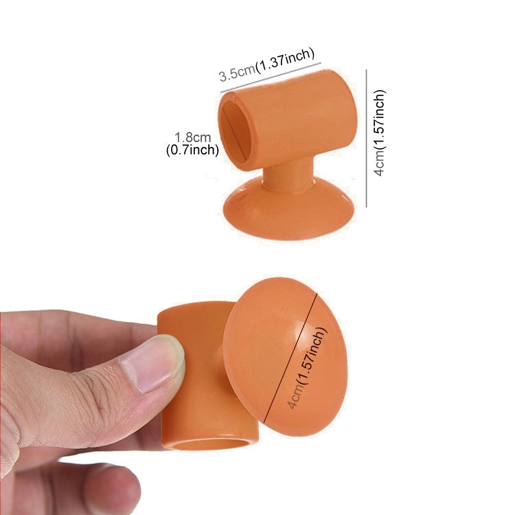 10 PCS Room Doorknob Pad Anti-collision Silicone Handle Lock Shock Pad Protective Silencer Suction Mat