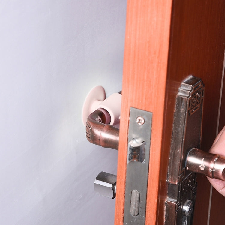 10 PCS Room Doorknob Pad Anti-collision Silicone Handle Lock Shock Pad Protective Silencer Suction Mat