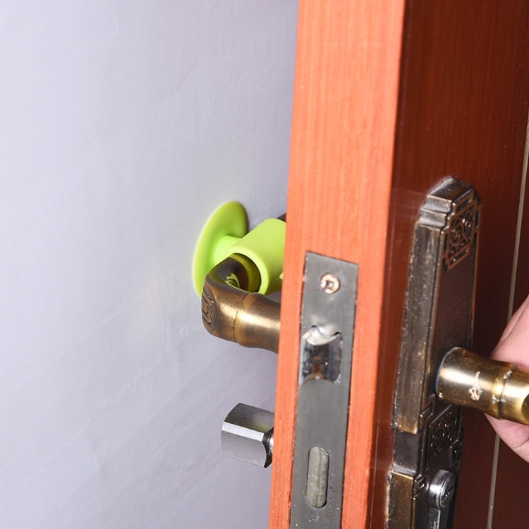 10 PCS Room Doorknob Pad Anti-collision Silicone Handle Lock Shock Pad Protective Silencer Suction Mat