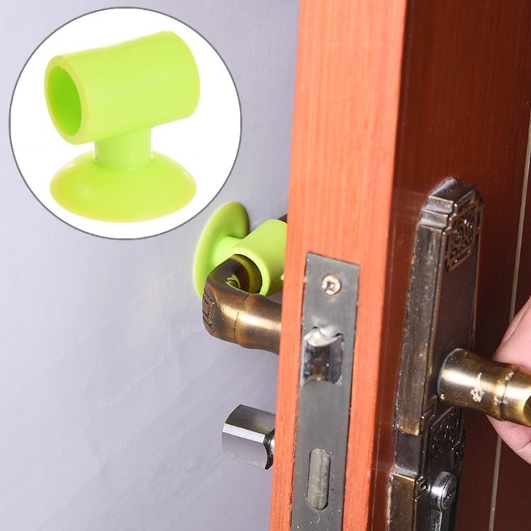 10 PCS Room Doorknob Pad Anti-collision Silicone Handle Lock Shock Pad Protective Silencer Suction Mat