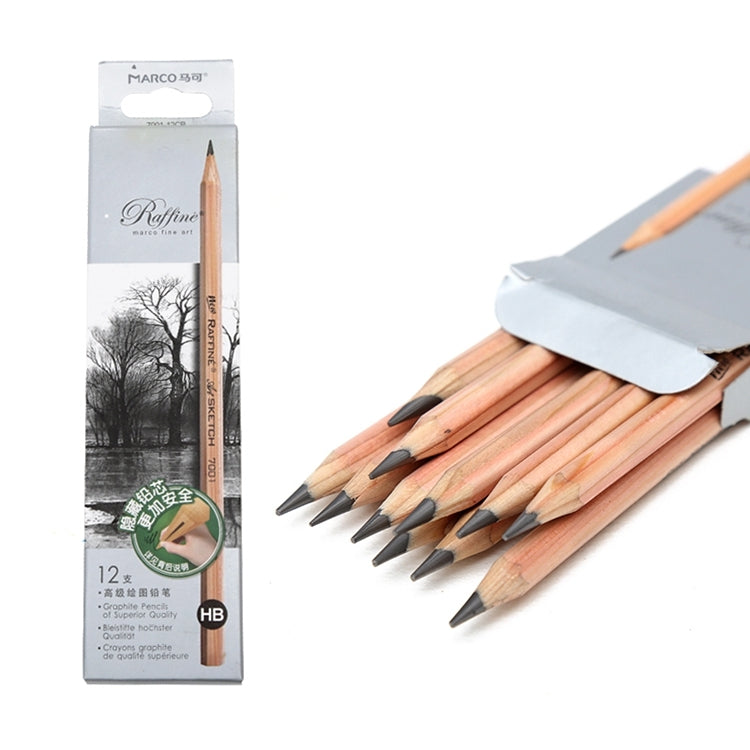 10 PCS Drawing Writing Sketch Wooden Pencil Pre-sharpened HB Art Graphite Pencils