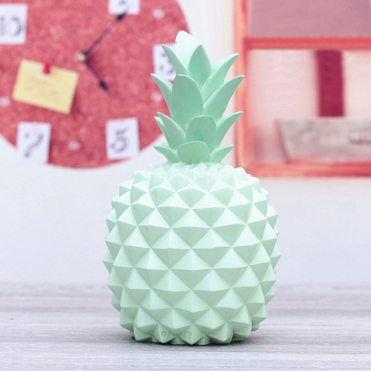 Creative Lovely Jelly-colored Pineapple Shape Resin Money Coin Bank Home Decoration, Size: 25*15cm, Random Color Delivery