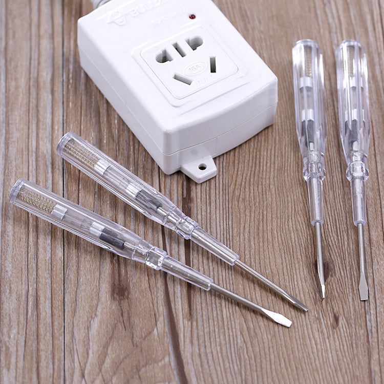 5 PCS Portable Professional Screwdriver Electric Pen Electrician Tester Household Tool