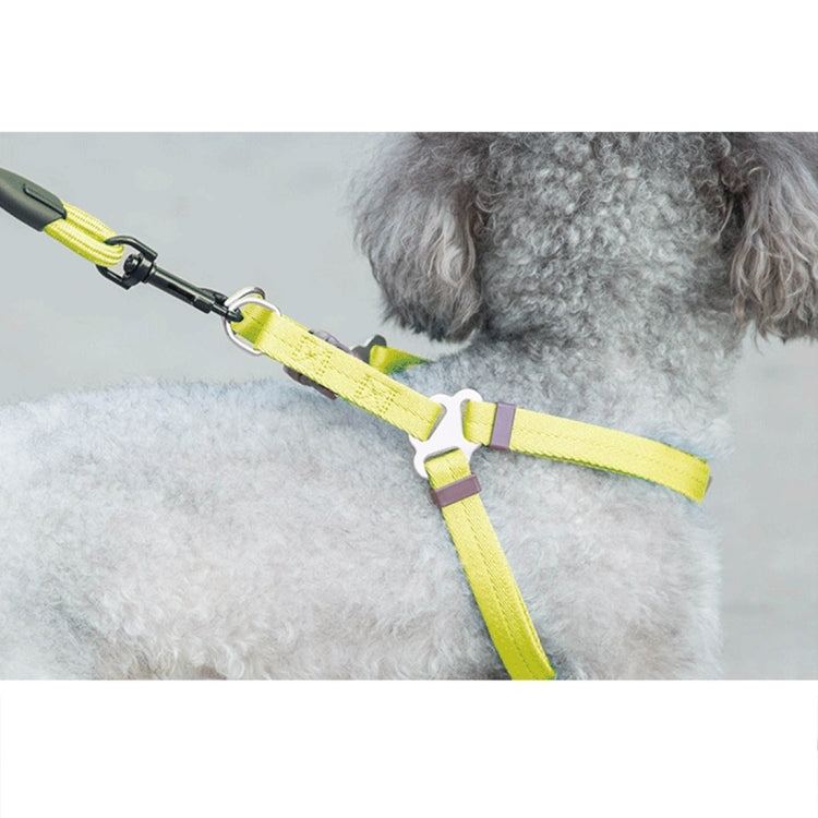 Pet Dog Collar + Harness + Leash Three Sets, S, Harness Chest Size: 34-50cm, Collar Neck Size: 24-35cm, Pet Weight: 8kg Below