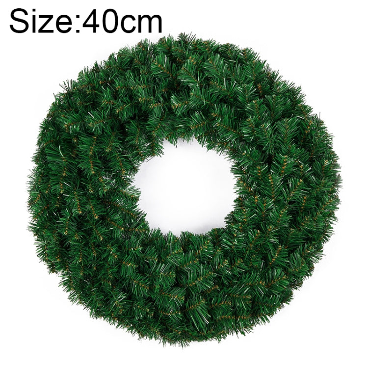 Christmas Ornaments Encrypted Rattan Double Ring Christmas Wreath Door Ornament