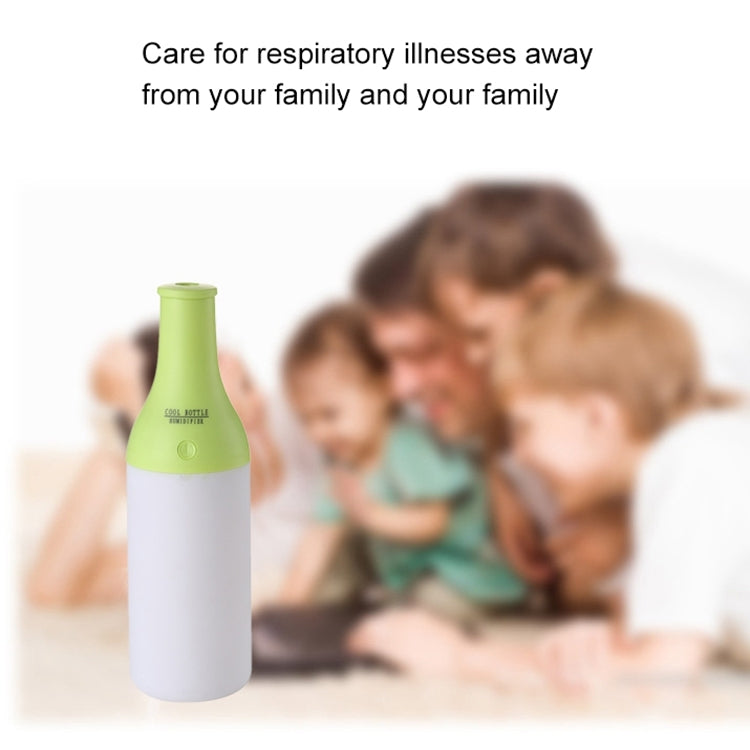 Imycoo WT2022 1.5W Creative Portable Cool Bottle Design Mini USB Charge Aromatherapy Oil Diffuser Air Humidifier with LED Night Light, Bottle Capacity: 180ml, DC 5V
