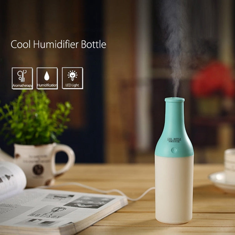 Imycoo WT2022 1.5W Creative Portable Cool Bottle Design Mini USB Charge Aromatherapy Oil Diffuser Air Humidifier with LED Night Light, Bottle Capacity: 180ml, DC 5V