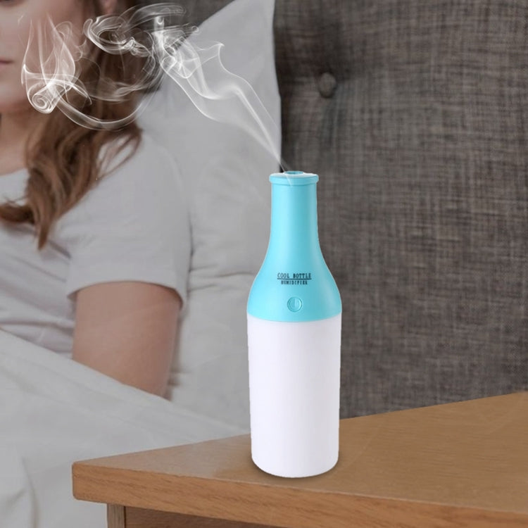 Imycoo WT2022 1.5W Creative Portable Cool Bottle Design Mini USB Charge Aromatherapy Oil Diffuser Air Humidifier with LED Night Light, Bottle Capacity: 180ml, DC 5V