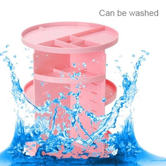 360 Degrees Rotate Functional Cosmetics Container Makeup Organizer Eco-friendly Storage Box, Size: 23 x 31cm
