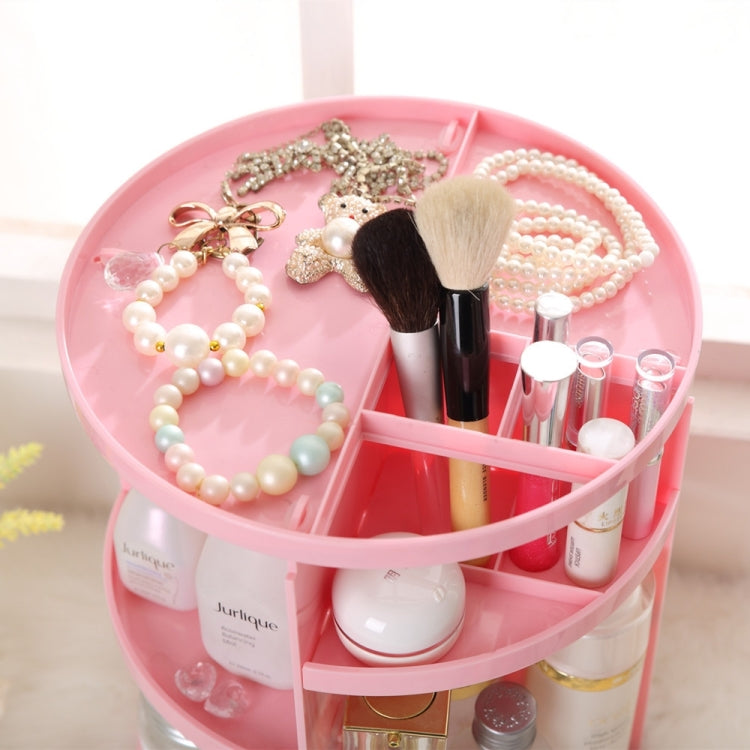 360 Degrees Rotate Functional Cosmetics Container Makeup Organizer Eco-friendly Storage Box, Size: 23 x 31cm