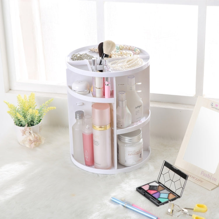 360 Degrees Rotate Functional Cosmetics Container Makeup Organizer Eco-friendly Storage Box, Size: 23 x 31cm