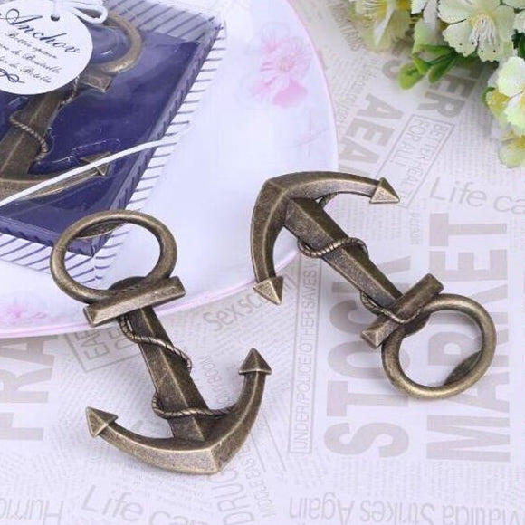 Vintage Antique Style Nautical Ships Boat Anchor Beer Bottle Opener Wedding Favors