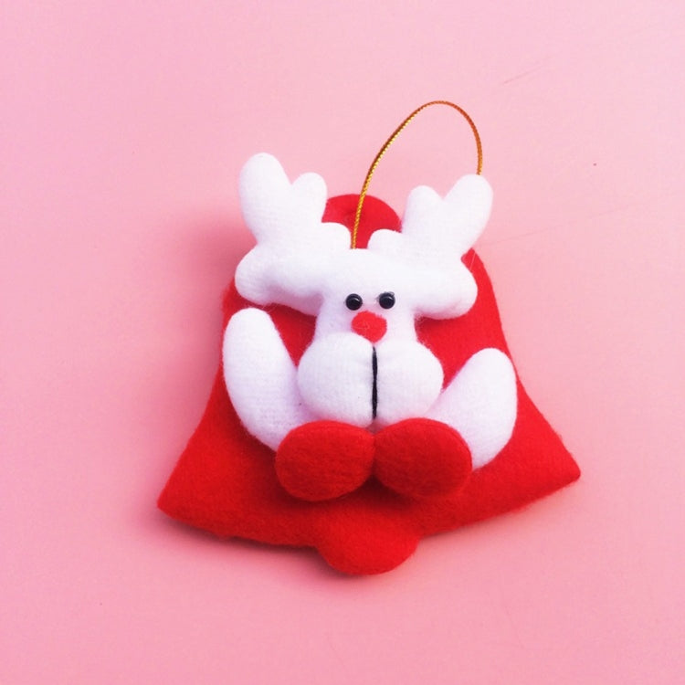 6 PCS Christmas Tree Decoration Cloth Hang Ornament with Lanyard, Random Style Delivery