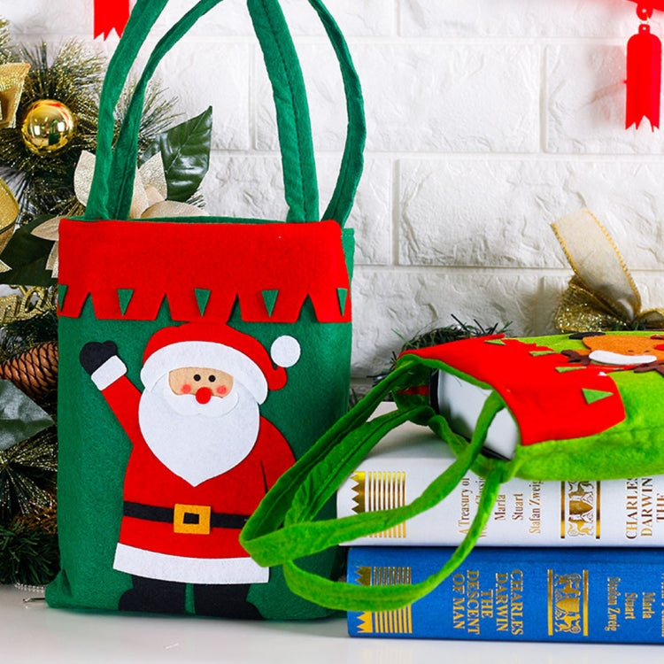 Christmas Dinner Table Decoration Candy Bag, Thickened Non-woven Fabric Kids Gifts Bags, Random Color Delivery